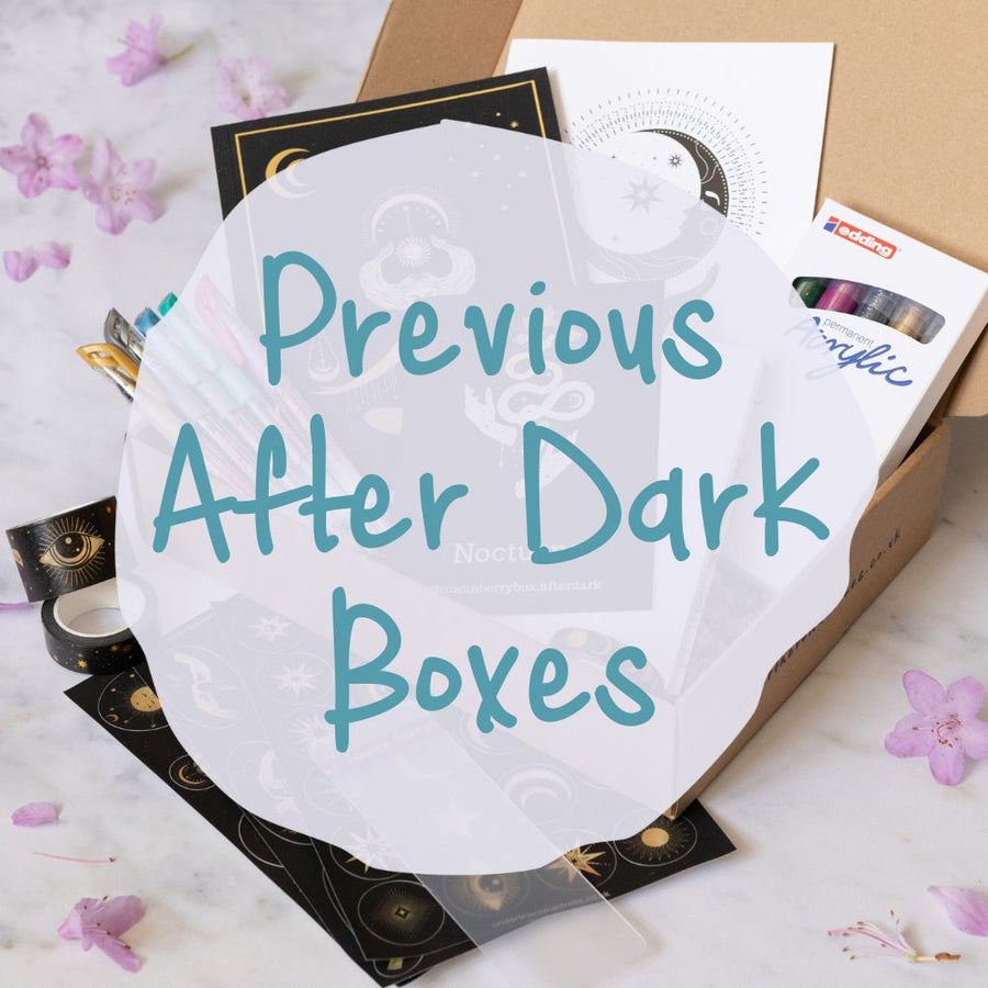 After Dark Stationery Subscription Boxes from Under the Rowan Trees