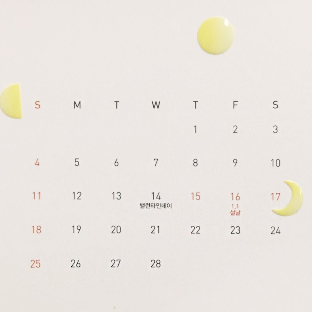 10 Moon Phase Suatelier Stickers - Plain - Suatelier
