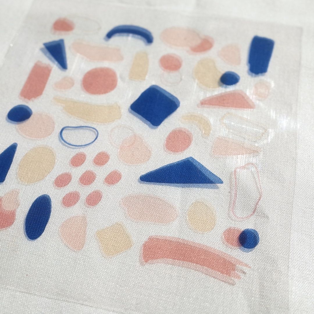 16 - 18 Muted Suatelier Stickers - Plain - 17 - Suatelier