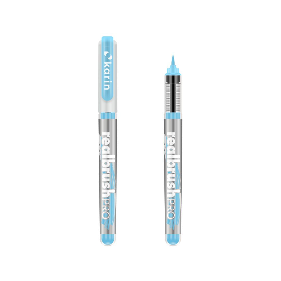 Realbrush Pro Brush Pens - Karin - Arctic Blue - Under the Rowan Trees
