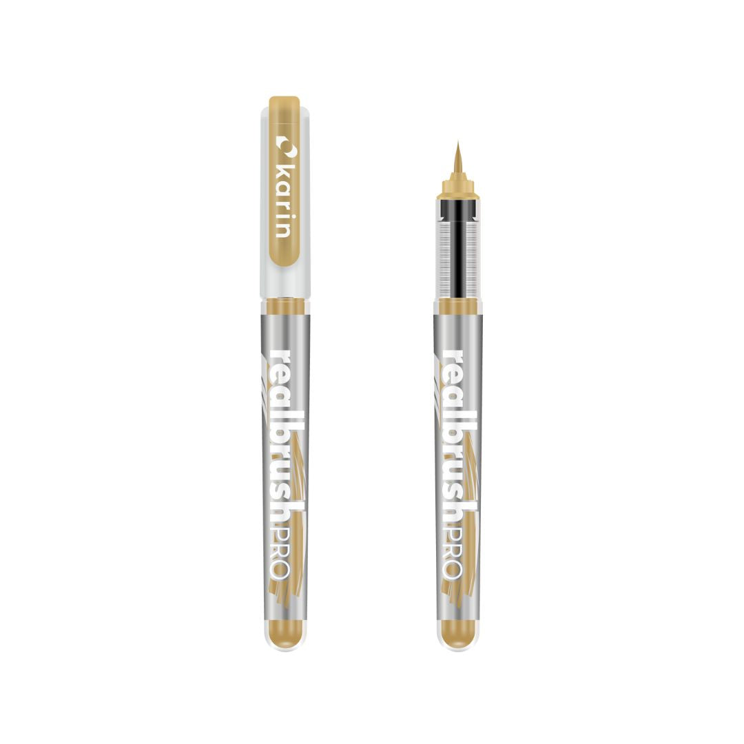 Realbrush Pro Brush Pens - Karin - Ochre - Under the Rowan Trees