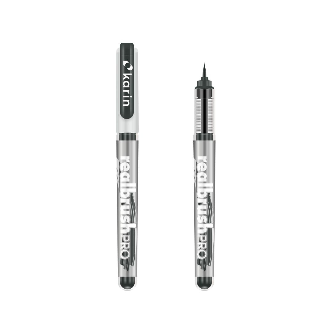 Realbrush Pro Brush Pens - Karin - Olive Black - Under the Rowan Trees