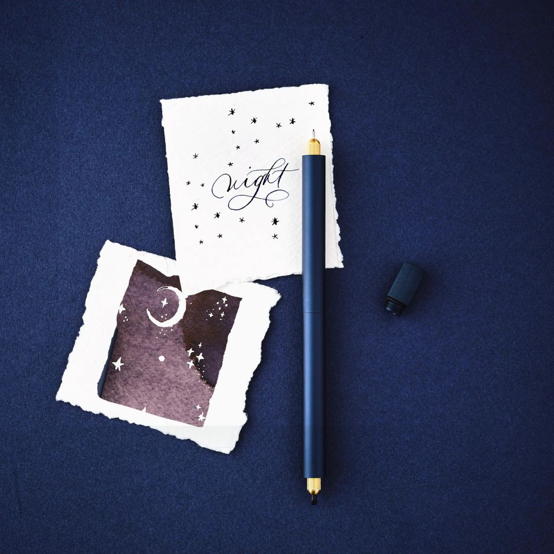 Lumos Midnight Refillable Multi - Tip Pen - Single Tip - Under the Rowan Trees