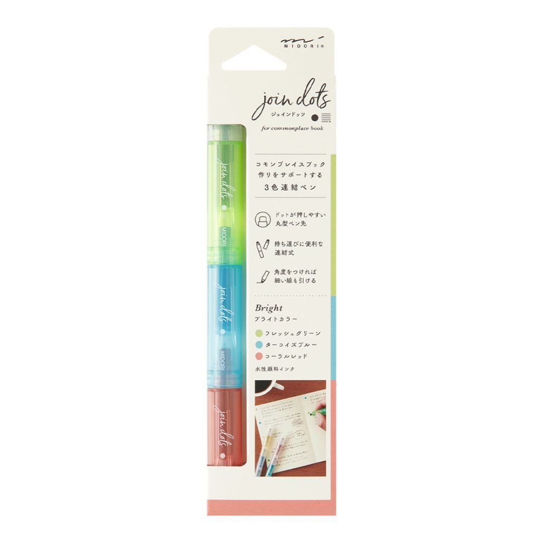 Dots Connection Pen Midori - Bright - Under the Rowan Trees