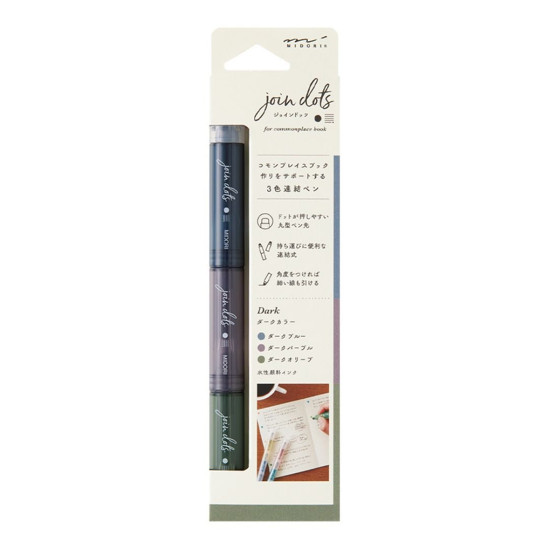 Dots Connection Pen Midori - Dark - Under the Rowan Trees