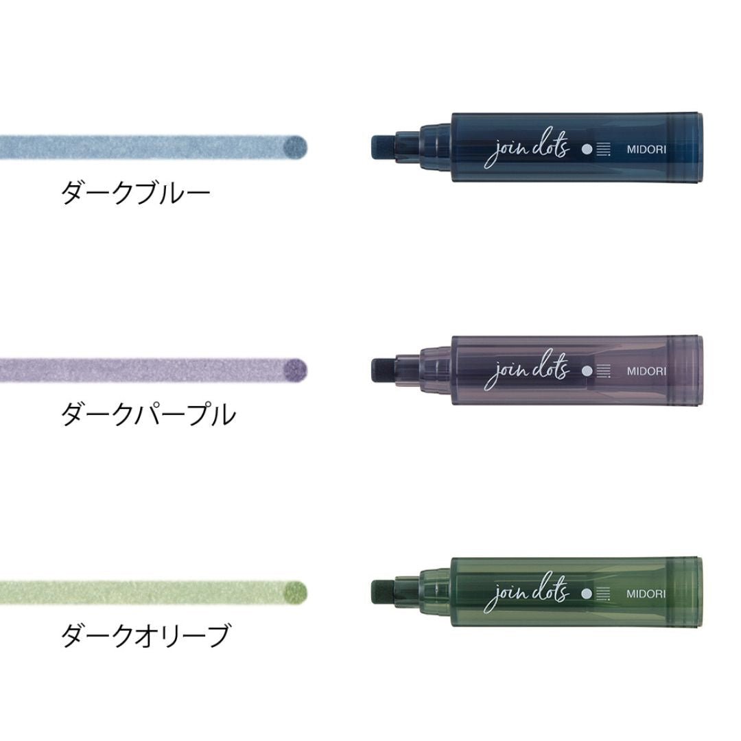 Dots Connection Pen Midori - Dark - Under the Rowan Trees