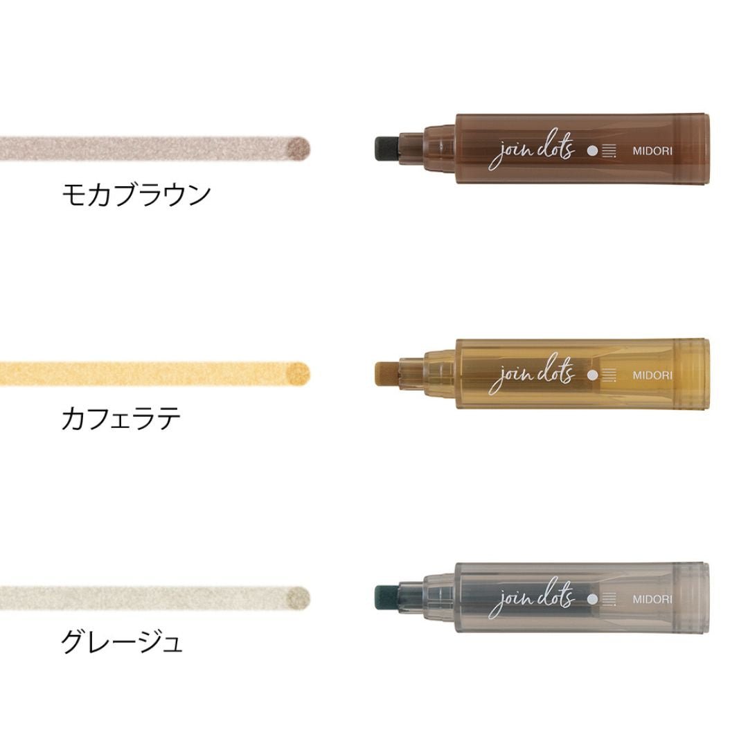 Dots Connection Pen Midori - Mocha - Under the Rowan Trees