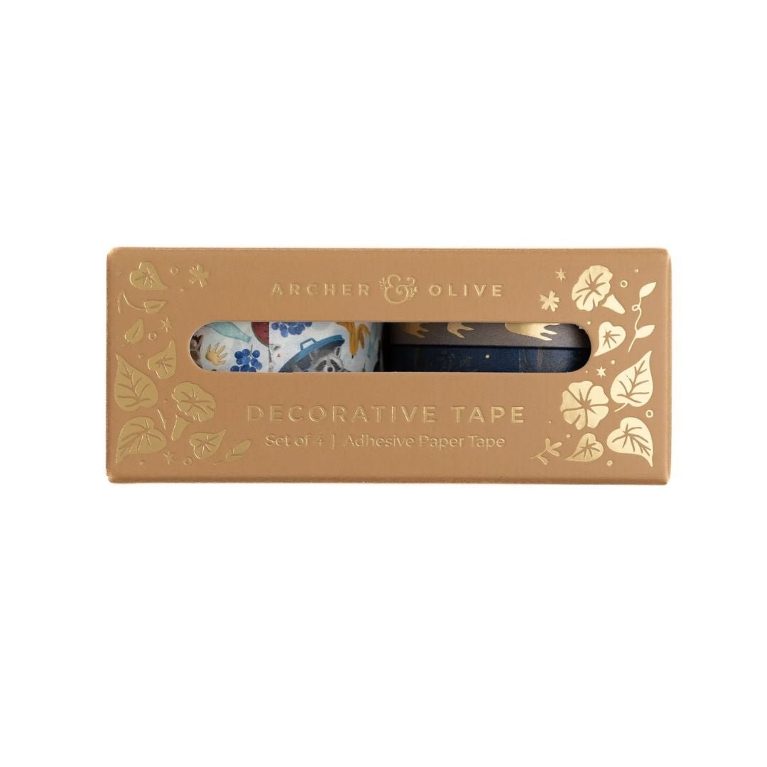 Radiant Raccoon Washi Tape Set - Under the Rowan Trees