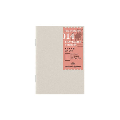 TRAVELER'S notebook Passport Size Refill 014 Dot Grid - TRAVELER'S COMPANY