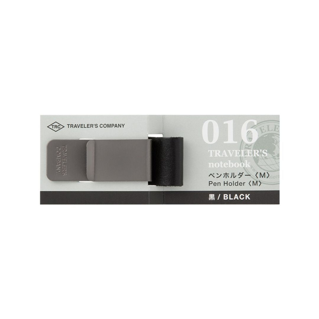TRAVELER's notebook Pen Holder Black 016 M - TRAVELER'S COMPANY