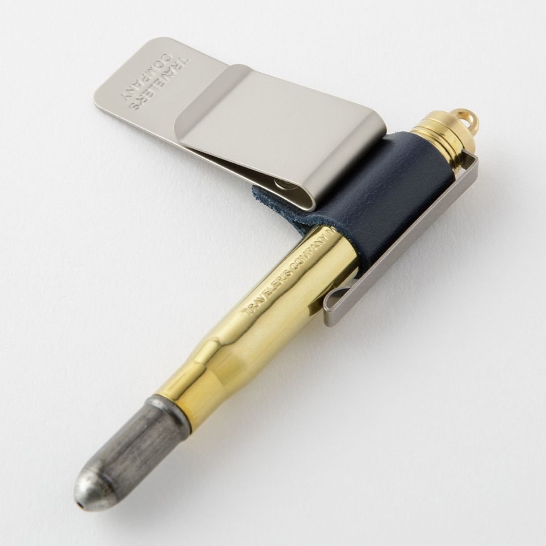 TRAVELER's notebook Pen Holder Blue 016 M - TRAVELER'S COMPANY