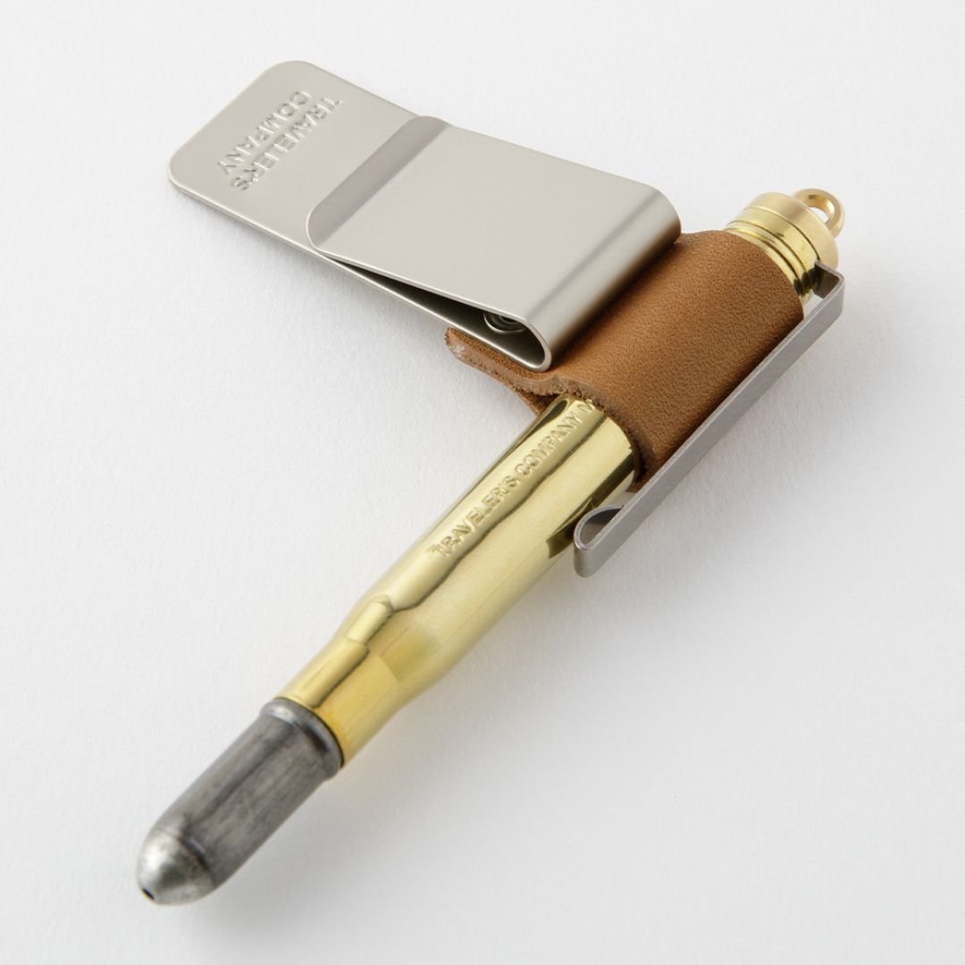 TRAVELER's notebook Pen Holder Camel 016 M - TRAVELER'S COMPANY