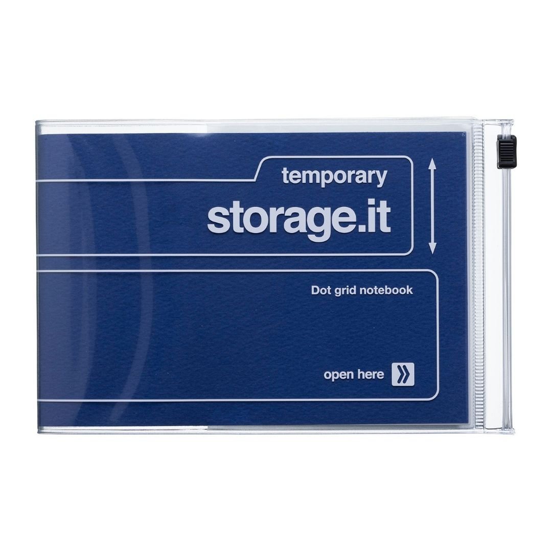 A6 Dot Grid Storage.It Notebook-Notebooks-Mark's Inc.-Navy