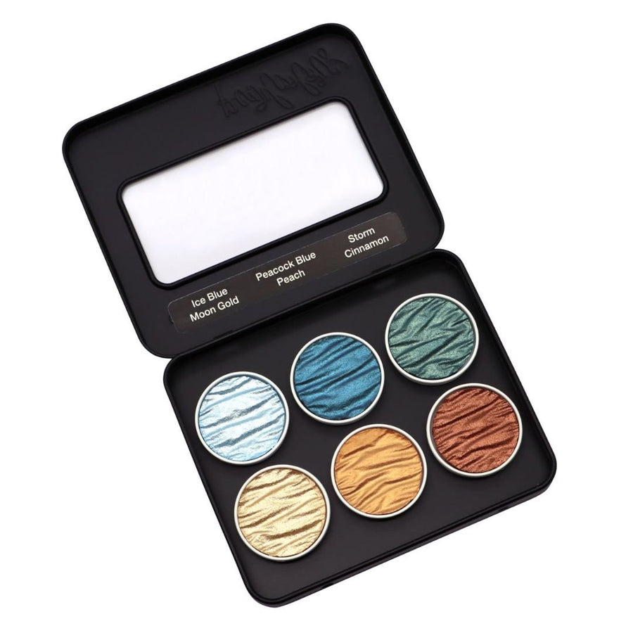 Aquarius Coliro Pearlcolors Set of Six-Calligraphy Inks-Coliro-