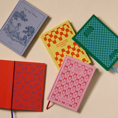 Bookcloth Lined Journal-Notebooks-Designworks Collective-The Very Tired Woman