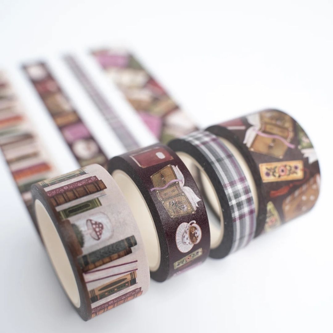 Bookshelf Washi Tape Set - Archer & Olive