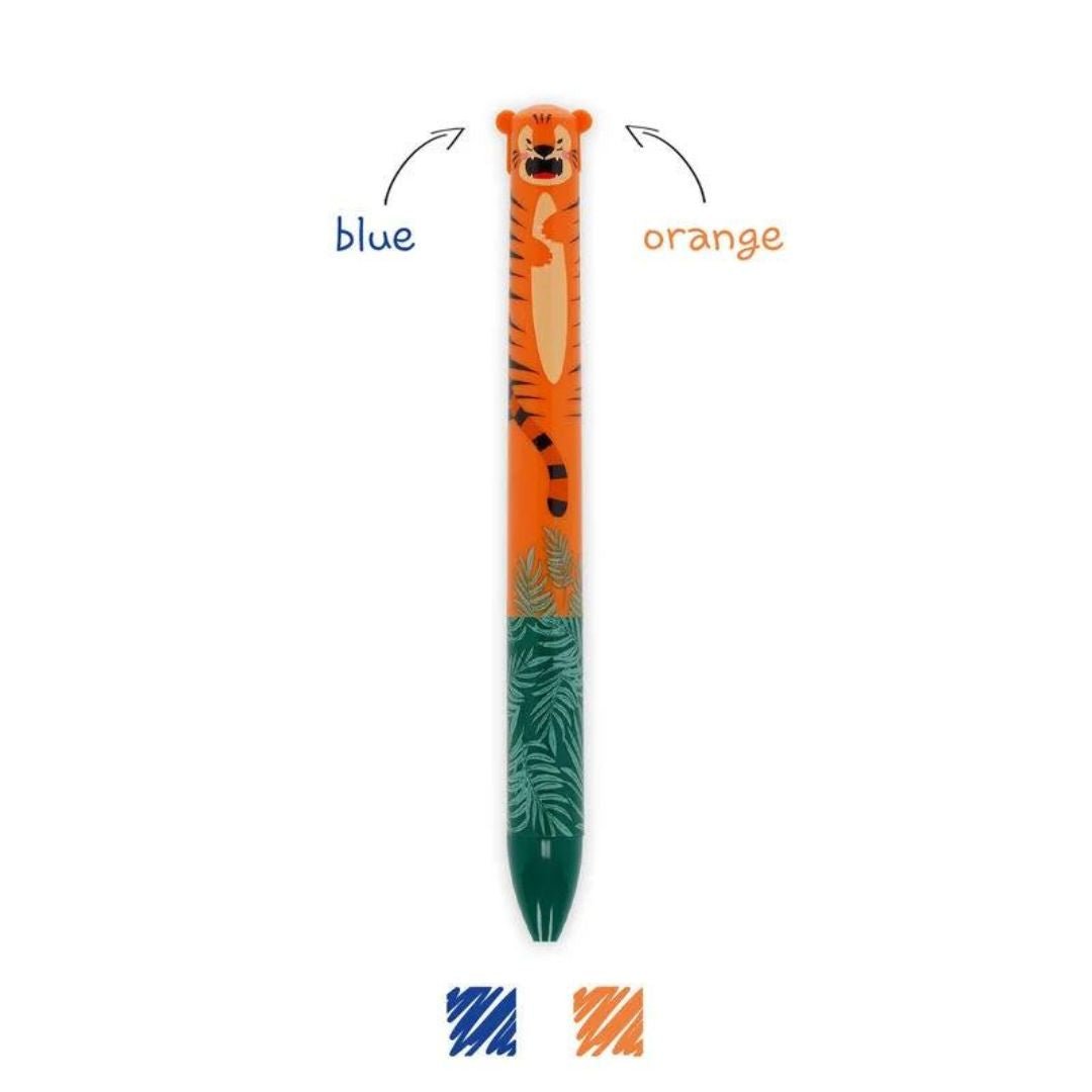 Click & Clack Legami Two Colour Ballpoint Pen-Pens-Legami-Tiger