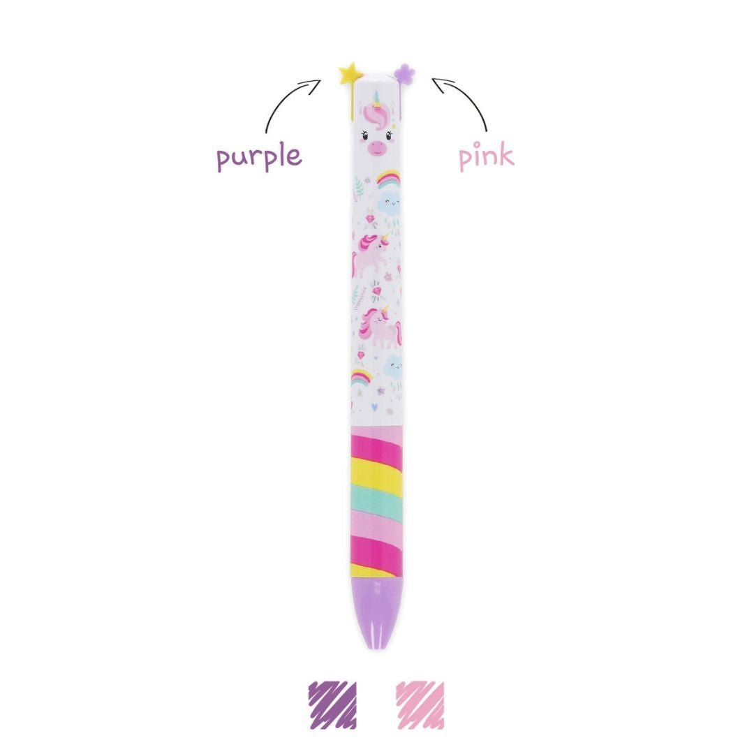 Click & Clack Legami Two Colour Ballpoint Pen-Pens-Legami-Unicorn