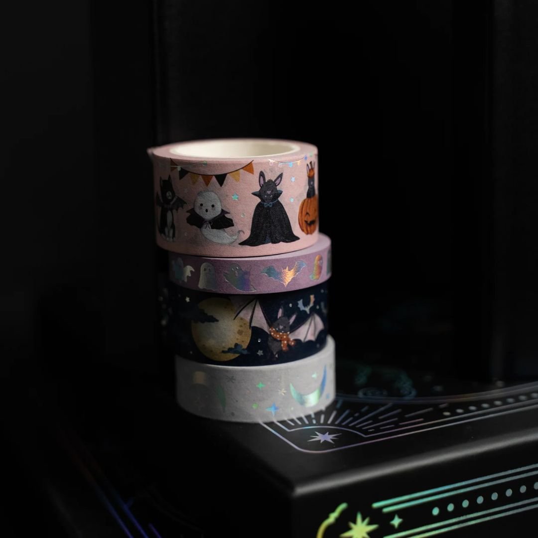 Cute Bat Washi Tape Set - Archer & Olive - Archer & Olive