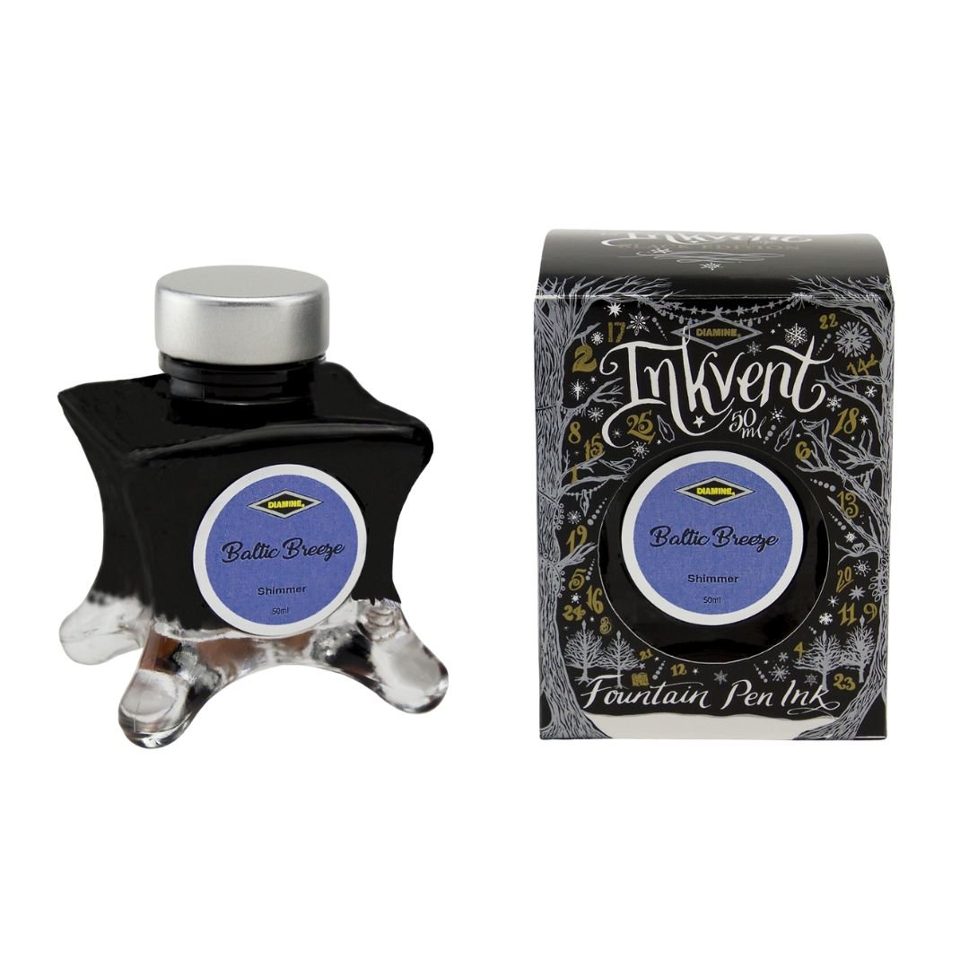 Diamine 50ml Fountain Pen Ink - Black Inkvent Edition - Baltic Breeze