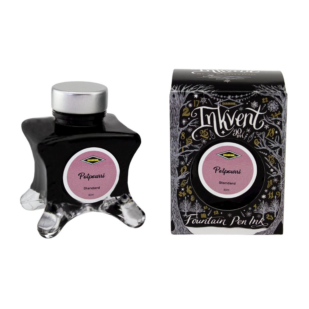 Diamine 50ml Fountain Pen Ink - Black Inkvent Edition - Potpourri
