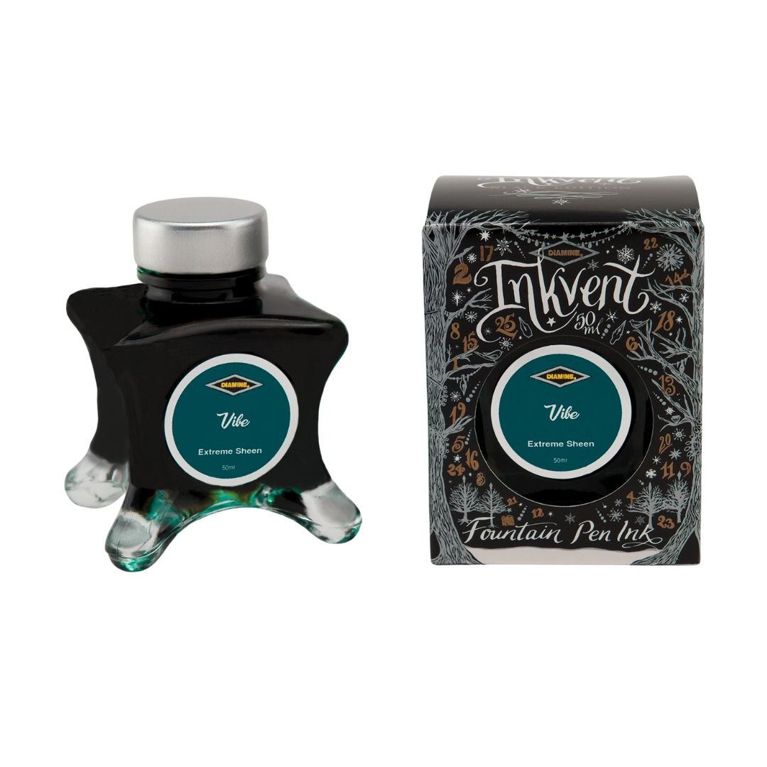 Diamine 50ml Fountain Pen Ink - Black Inkvent Edition - Vibe