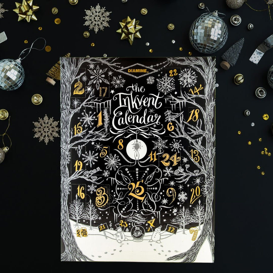 Diamine InkVent Advent Calendar 2024 Black Edition · Under the Rowan