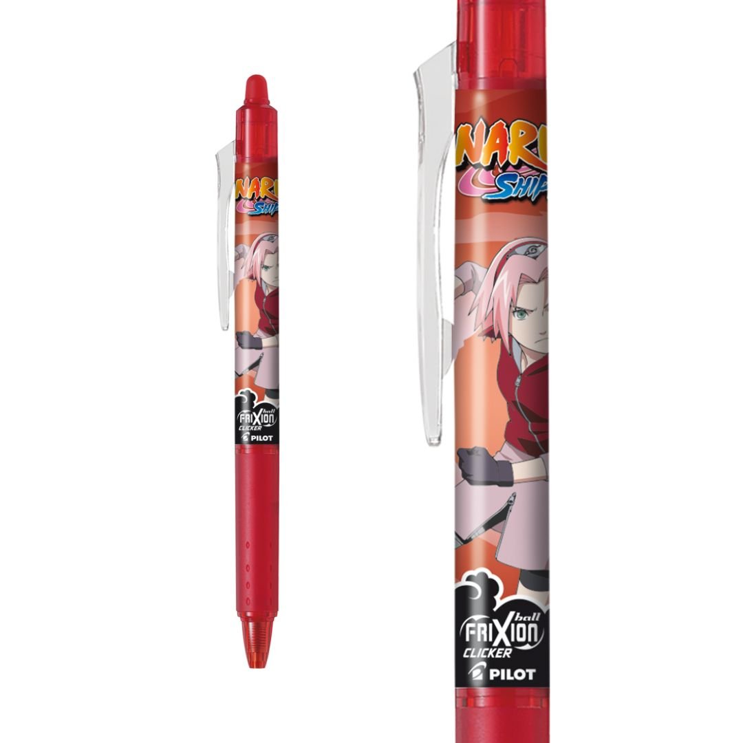 Naruto FriXion Ball Clicker 0.7mm-Pens-Pilot-Sakura Red