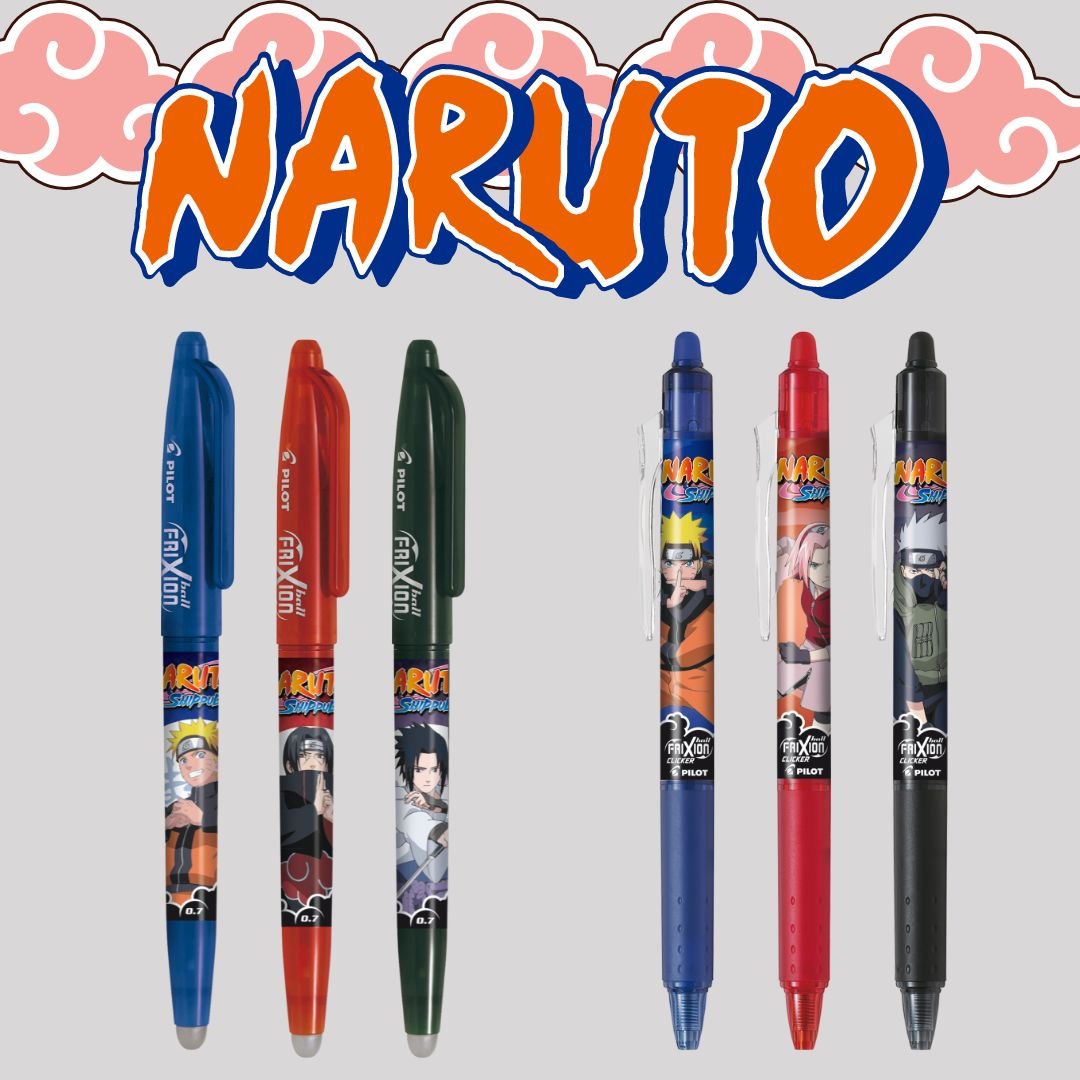 Naruto FriXion Ball Clicker 0.7mm-Pens-Pilot-Naruto Blue