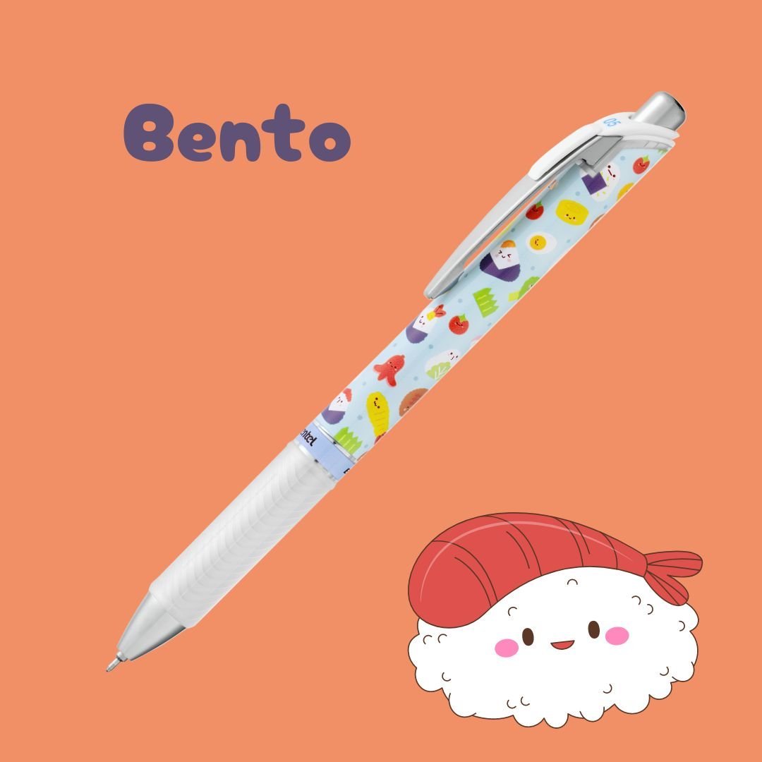 Japanese Snacks Kawaii Edition Energel 0.5 Rollerball-Pens-Pentel-Bento (blue ink)