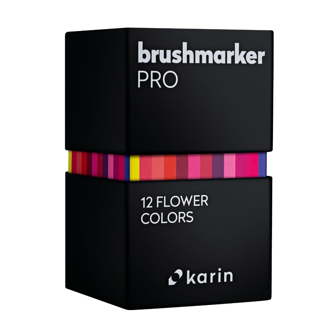 Karin Brushmarker Pro 12 Flower Colours - Karin