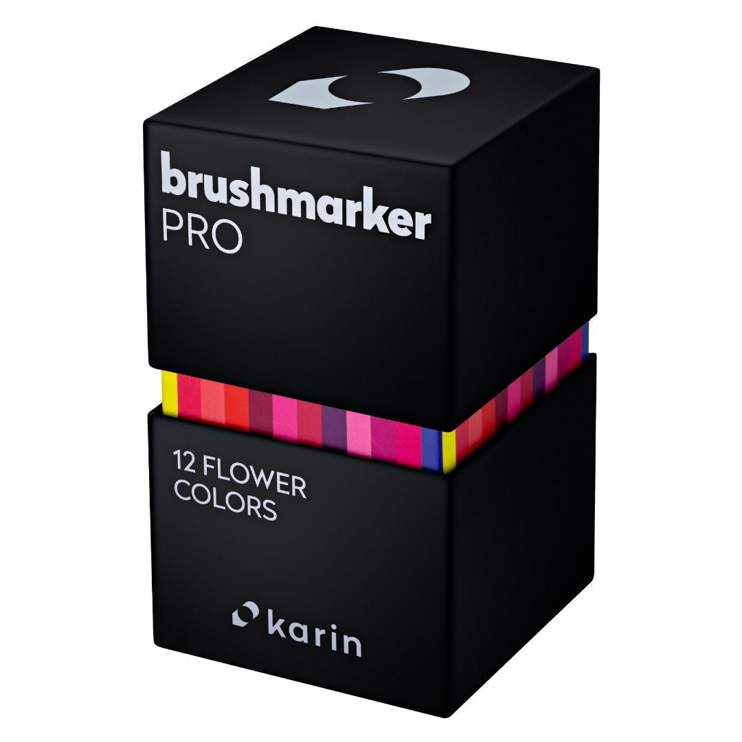 Karin Brushmarker Pro 12 Flower Colours - Karin