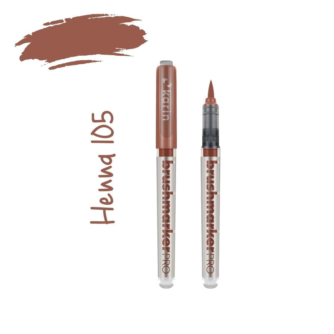 Karin Brushmarker Pro - Colourful Brush Pens-Pens-Karin-Henna
