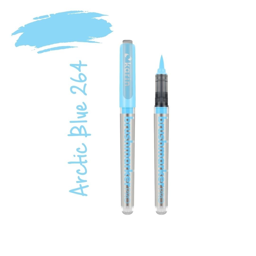 Karin Brushmarker Pro - Colourful Brush Pens-Pens-Karin-Arctic Blue