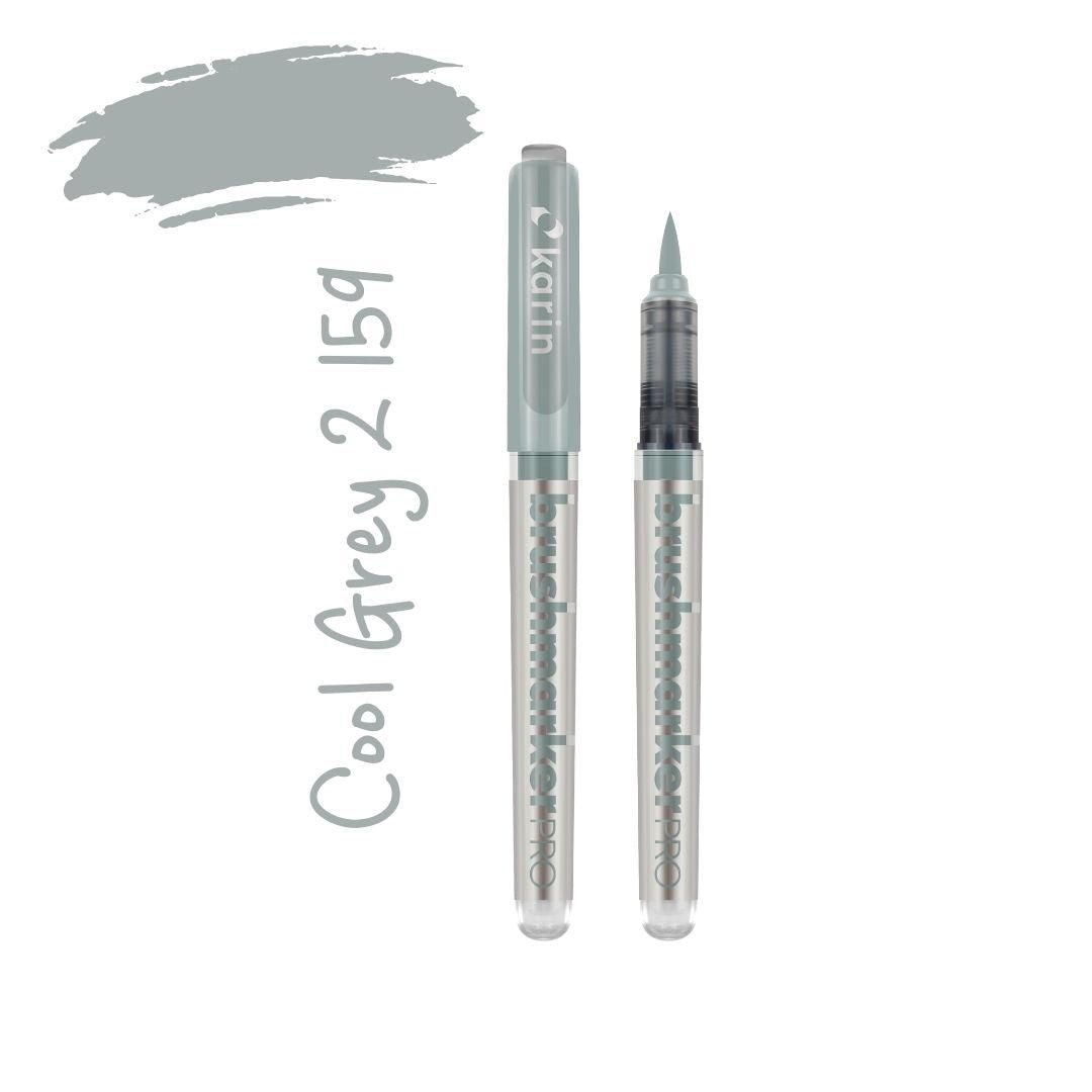 Karin Brushmarker Pro - Colourful Brush Pens-Pens-Karin-Cool Grey 2