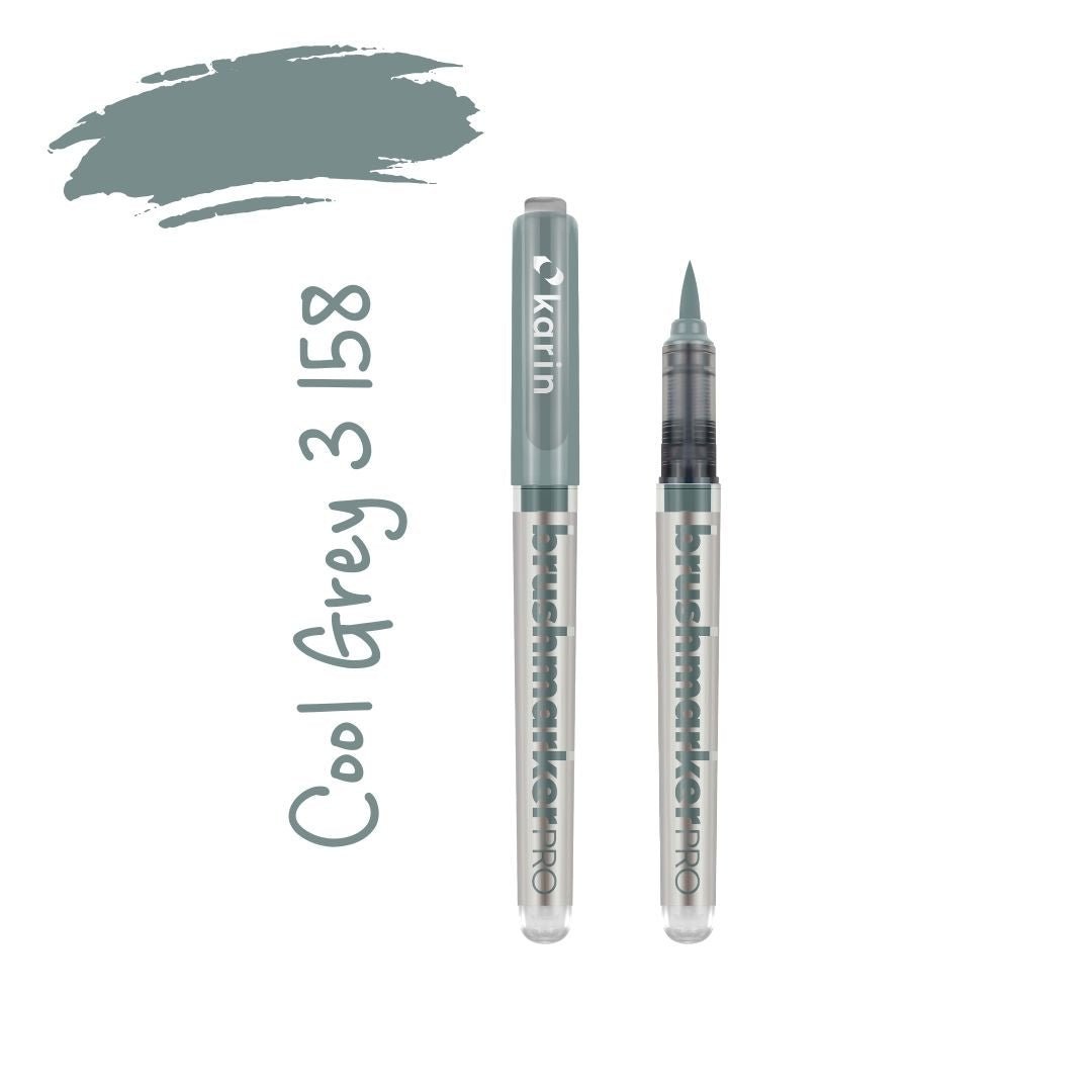 Karin Brushmarker Pro - Colourful Brush Pens-Pens-Karin-Cool Grey 3