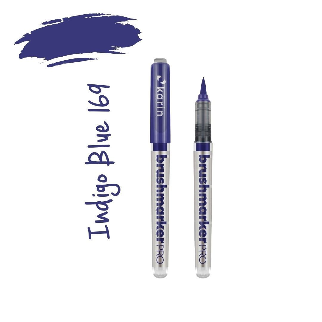 Karin Brushmarker Pro - Colourful Brush Pens-Pens-Karin-Indigo Blue
