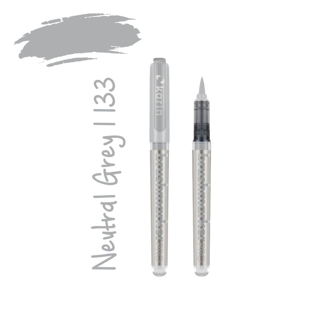 Karin Brushmarker Pro - Colourful Brush Pens-Pens-Karin-Neutral Grey 1