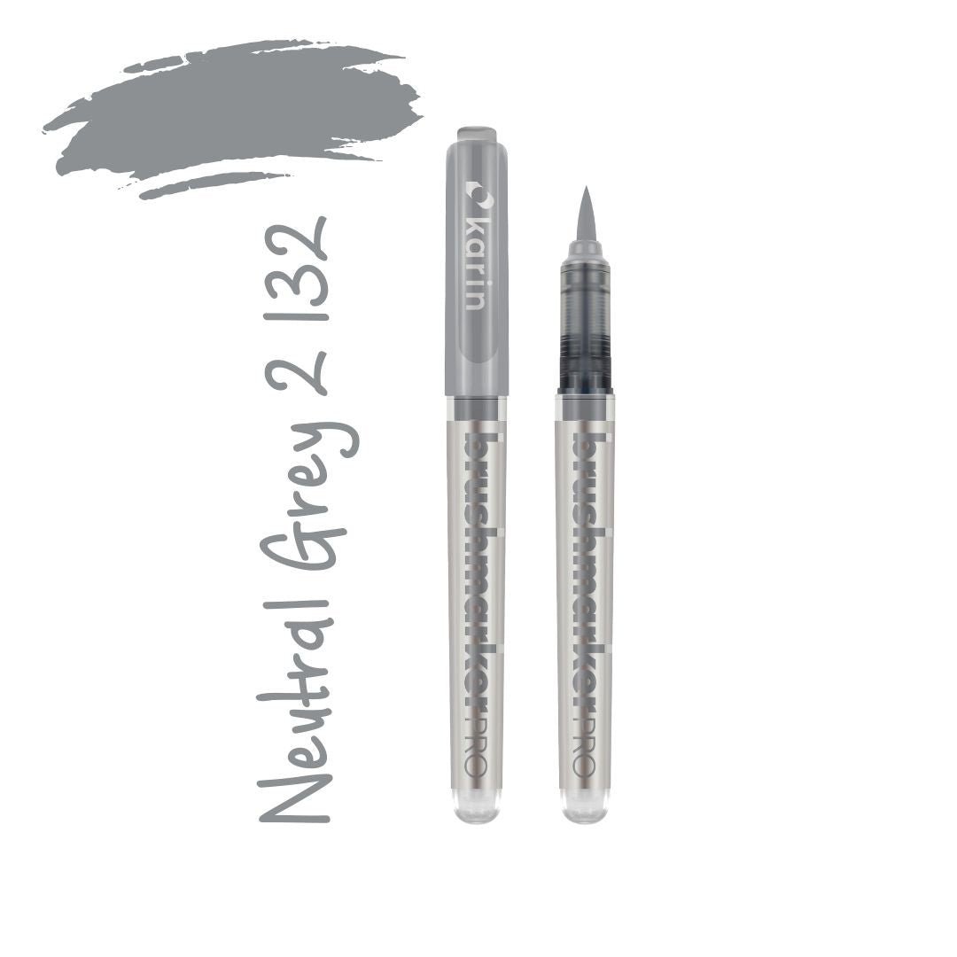Karin Brushmarker Pro - Colourful Brush Pens-Pens-Karin-Neutral Grey 2