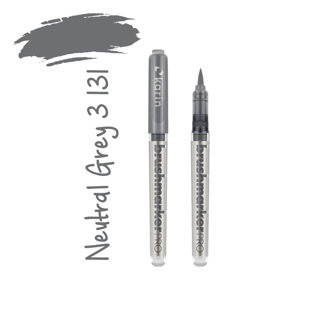 Karin Brushmarker Pro - Colourful Brush Pens-Pens-Karin-Neutral Grey 3