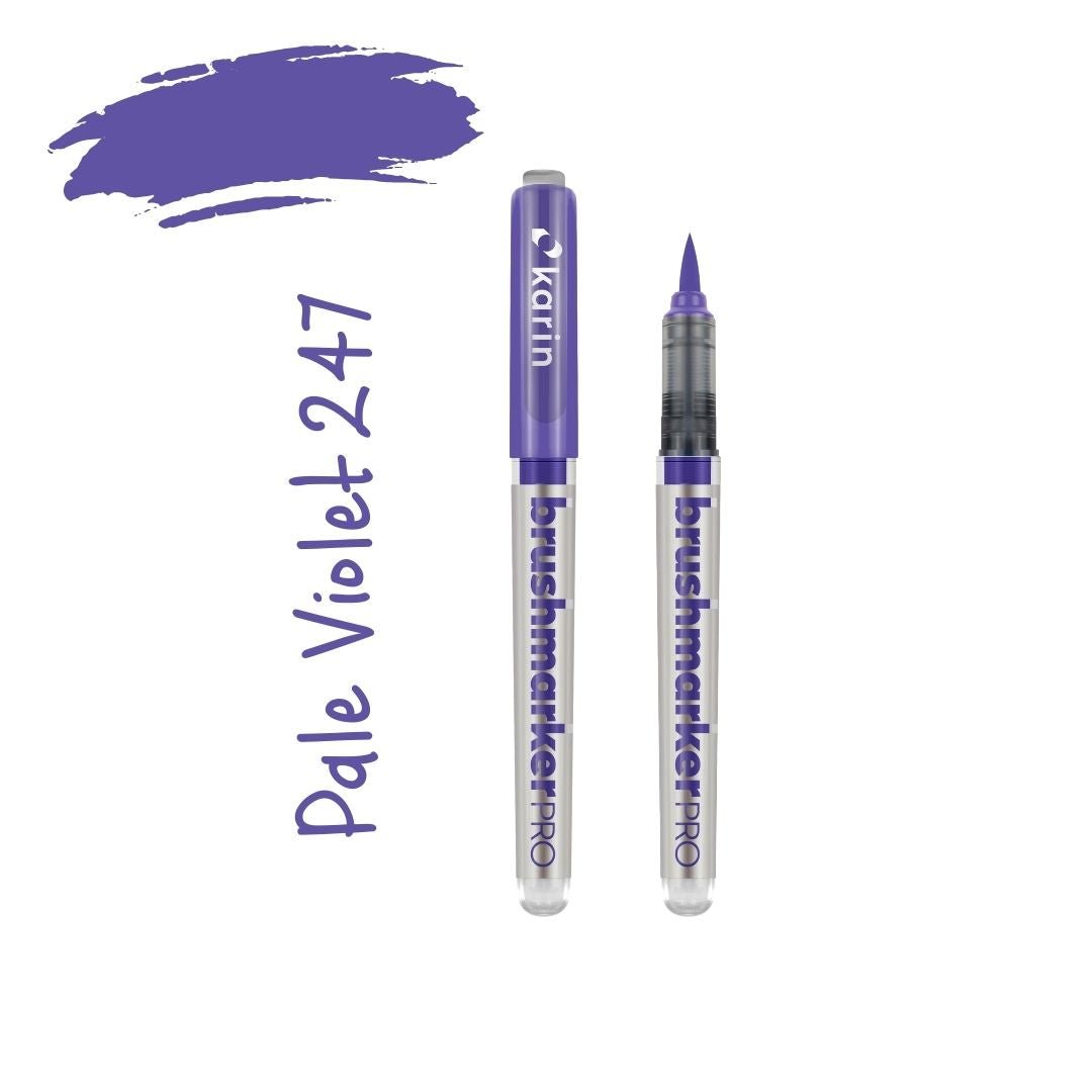Karin Brushmarker Pro - Colourful Brush Pens-Pens-Karin-Pale Violet