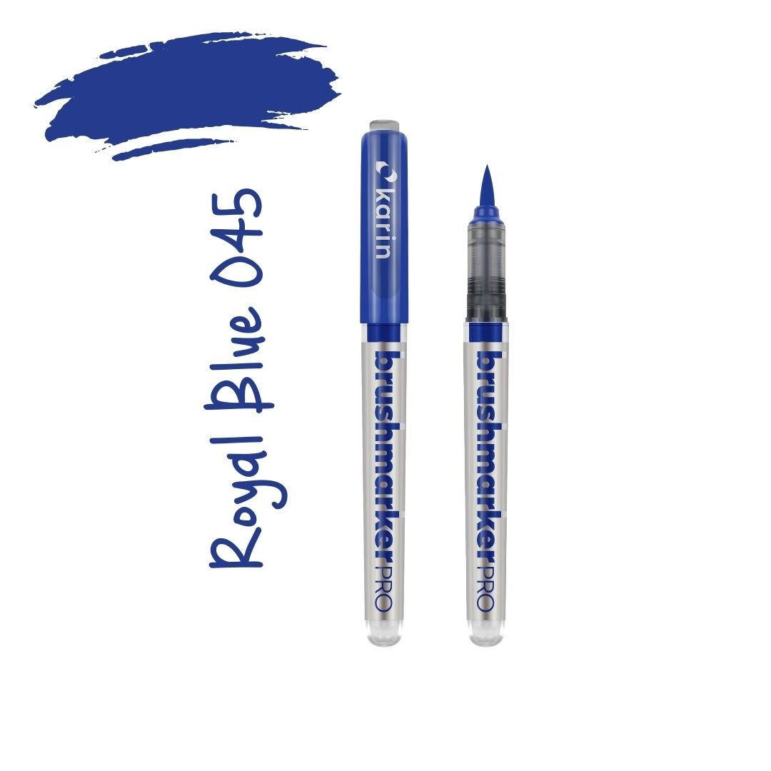 Karin Brushmarker Pro - Colourful Brush Pens-Pens-Karin-Royal Blue