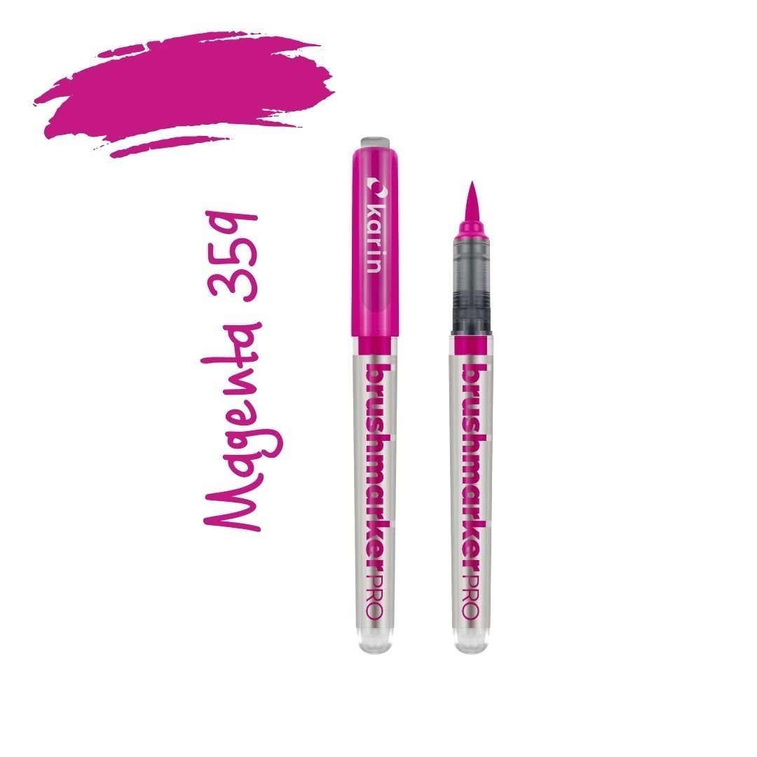 Karin Brushmarker Pro - Colourful Brush Pens-Pens-Karin-Magenta