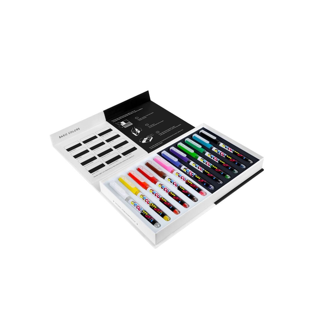 Karin Pigment Decobrush 12 Basic Colours - Karin