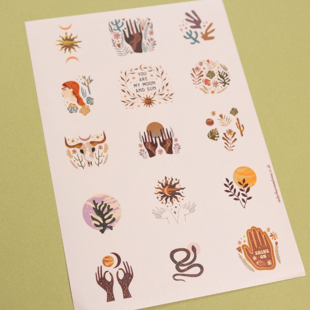 Magic West Sticker Sheets-Stickers-Under the Rowan Trees-Light