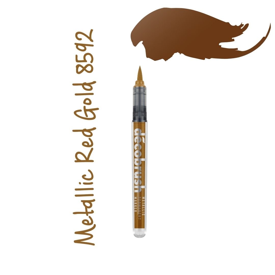 Metallic Brush Pens DecoBrush Karin-Pens-Karin-Metallic Red-Gold