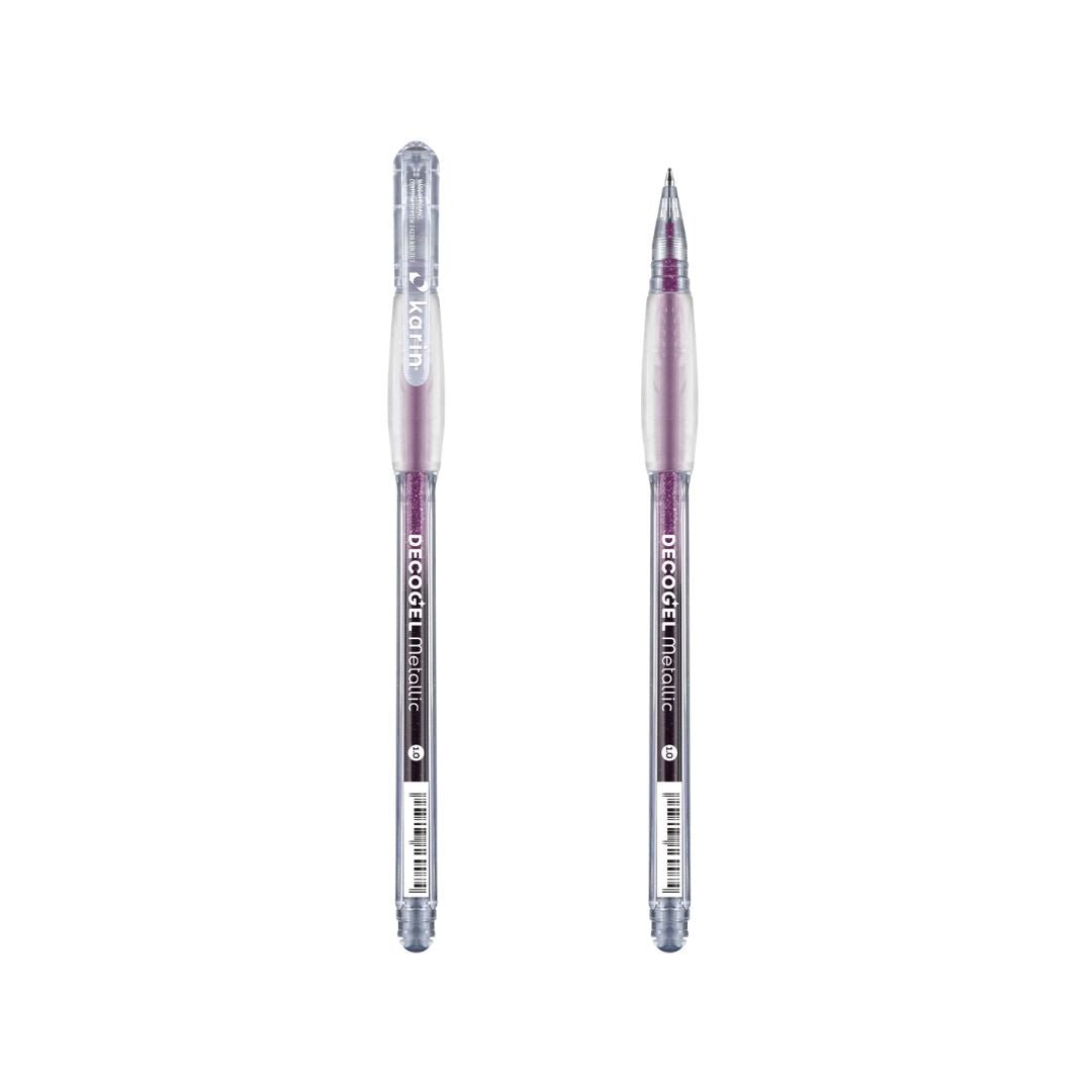 Metallic Gel Pens Decogel Karin-Pens-Karin-Burgundy Rose