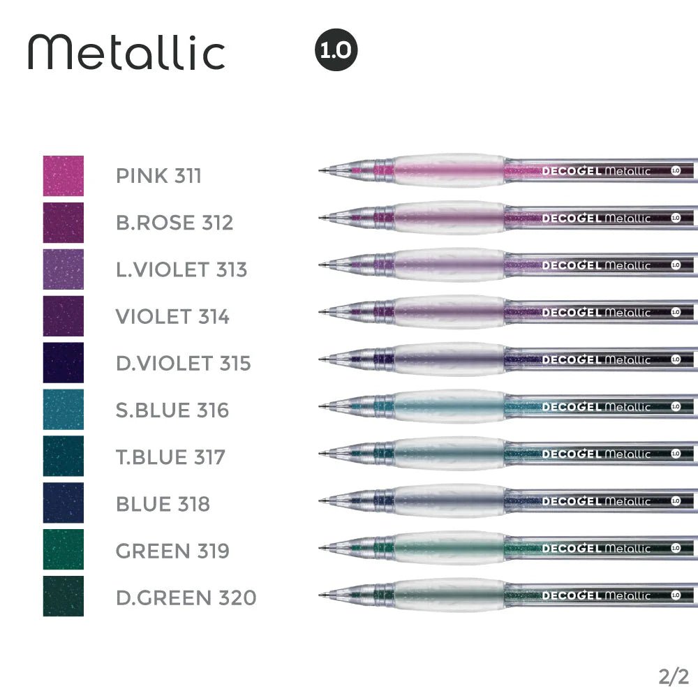 Metallic Gel Pens Decogel Karin-Pens-Karin-Silver