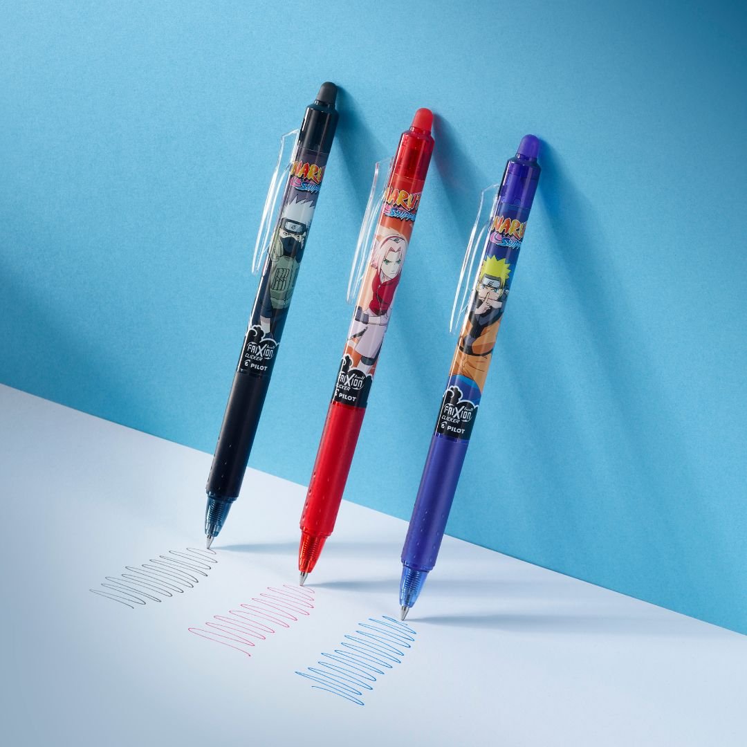 Naruto FriXion Ball Clicker 0.7mm-Pens-Pilot-Naruto Blue