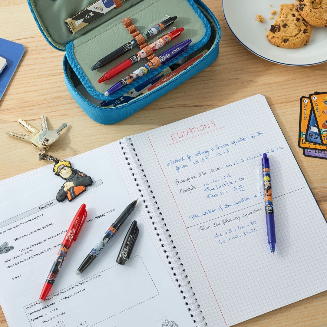 Naruto FriXion Ball Clicker 0.7mm-Pens-Pilot-Naruto Blue